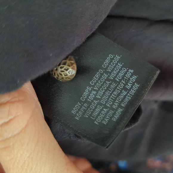 Anthropologie Mauve off shoulder floral midi dress - Picture 6 of 7